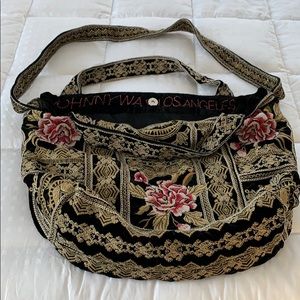 Johnny Was Leith Velvet Tote Bag